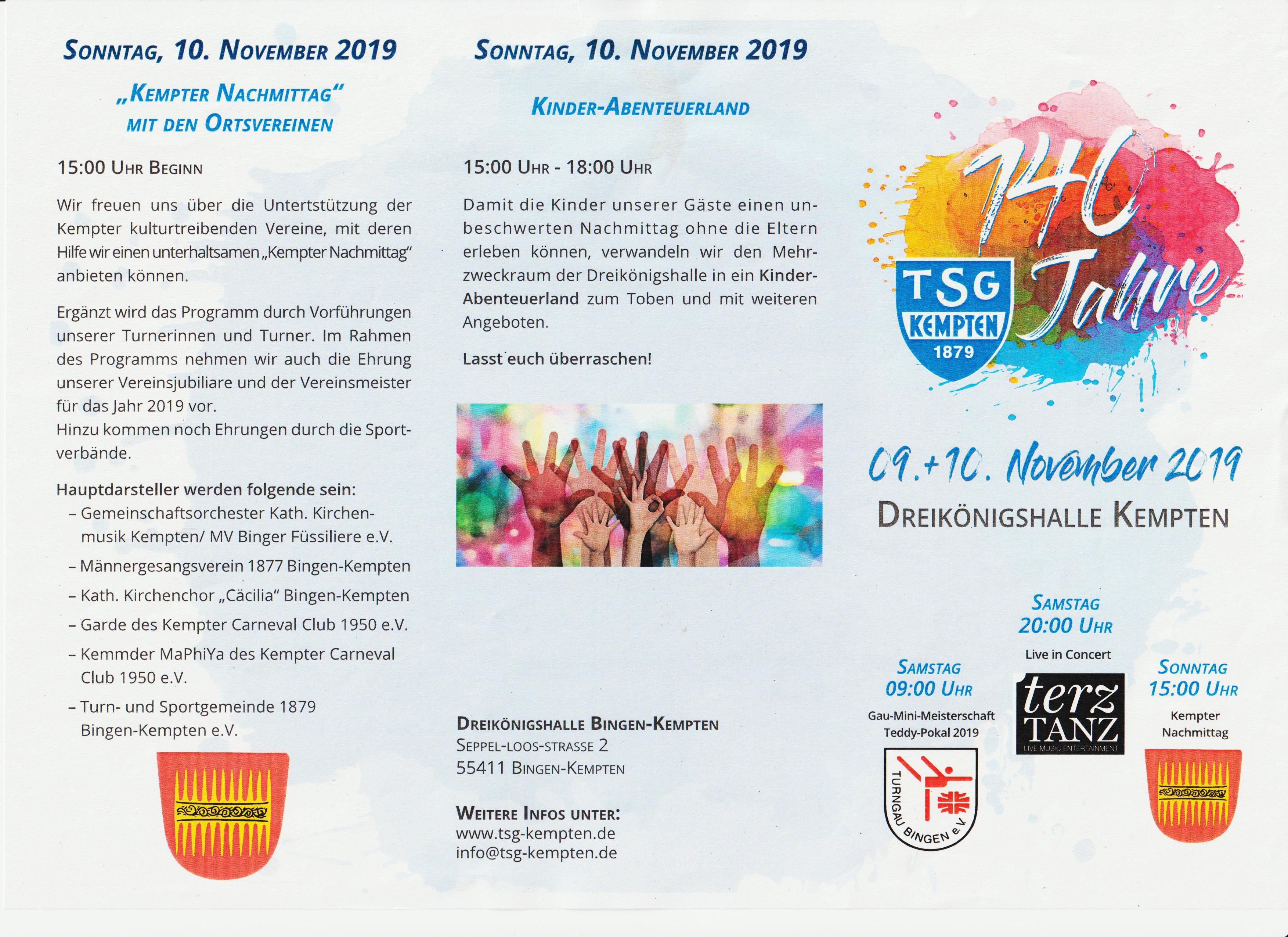 Flyer 140-Jahr-Feier