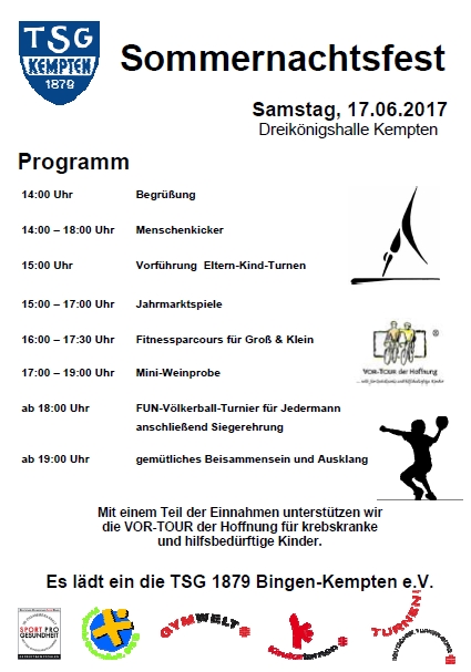 Plakat Sommernachtsfest